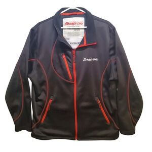 Snap On Lethal Jacket Mens XL Black Full Zip Softshell Fleece Choko Authentics